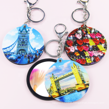 2020 latest customized acrylic promotional gift key chain travel souvenir key chain